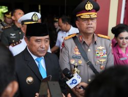 Hadiri Upacara Penutupan Pendidikan Pembentukan Bintara Polri, Pj Gubernur Bahtiar: Syarat Membangun Sulbar Adalah Daerah Aman