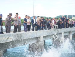 Seribu Karang Buatan Diturunkan Pj.Bahtiar Bersama Forkopimda di Teluk Mamuju