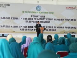 Lantik PJ Ketua TP PKK Polman- Mamasa Bahtiar Harap Maksimalkan Fungsi Posyandu Kawan Asta Cita Presiden