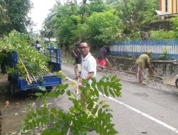 Pj. Desa Pundau Terjun Langsung, Kerja Bakti