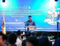 Hadiri Halal Bihalal dan Harlah ke-65 PMII, Gubernur Suhardi Duka Harapkan Tetap Konsisten Kawal Pembangunan Sulbar