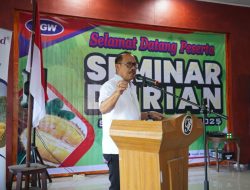 Gubernur Suhardi Duka Resmi Kukuhkan Pengurus Asosiasi Petani Durian, Siapkan Rp8 Miliar untuk Kembangkan Durian Premium