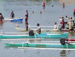 Hadiri Lomba Perahu Katinting Sambut HUT Bhayangkara, SDK: Polisi Menyatu dengan Rakyat