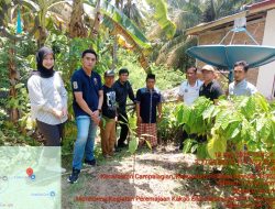 Pastikan Tidak ada Penyimpangan, Disbun bersama Kejati Sulbar Monitoring Bantuan Bibit Kakao dan Pupuk Organik