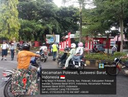 Tindaklanjuti Arahan SDK-JSM, Dishub Sulbar Lakukan Pengamanan Lalu Lintas di Area Sekolah di Polman 