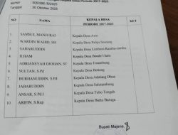 10 Mantan Kades Diperpanjang Masa Jabatannya Dan Hari Ini Dikukuhkan