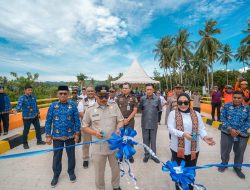 Gubernur Suhardi Duka Tinjau Rekonstruksi Tanggul Tapandullu dan Resmikan Jembatan Nipa-Nipa, Dukung Konektivitas Pascabencana