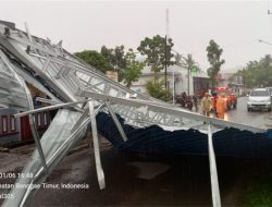 Pusdalops BPBD Sulbar Terima Laporan Kejadian Angin Kencang di Majene
